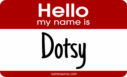 Hello my name is Dotsy png download