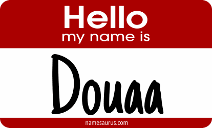 Hello my name is Douaa png download