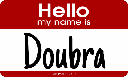 Hello my name is Doubra png download