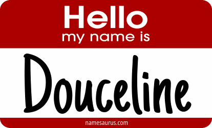Hello my name is Douceline png download