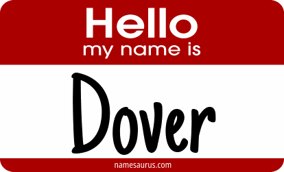Hello my name is Dover png download