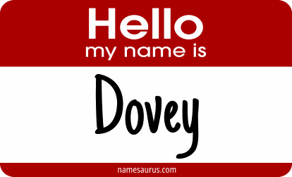 Hello my name is Dovey png download