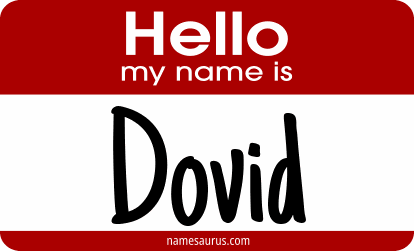 Hello my name is Dovid png download