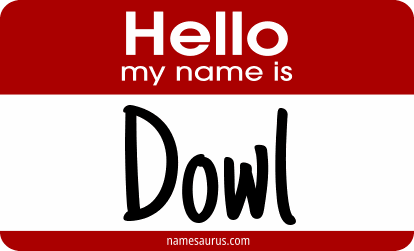 Hello my name is Dowl png download