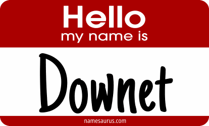 Hello my name is Downet png download