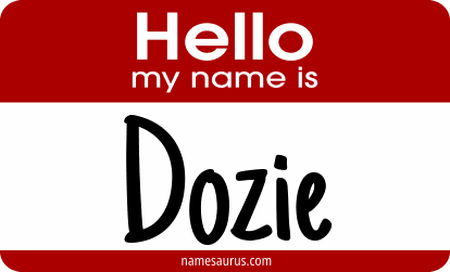 Hello my name is Dozie png download