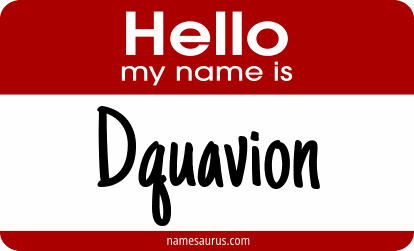 Hello my name is Dquavion png download