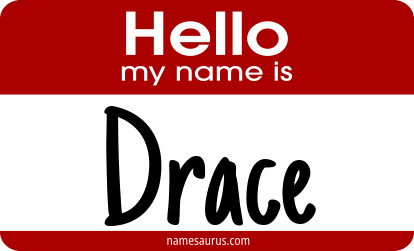 Hello my name is Drace png download