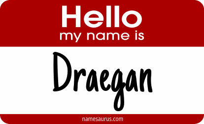 Hello my name is Draegan png download