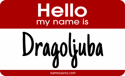 Hello my name is Dragoljuba png download