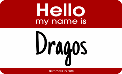 Hello my name is Dragos png download