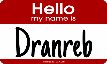Hello my name is Dranreb png download