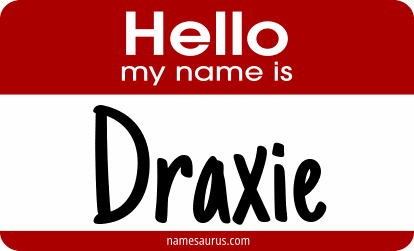 Hello my name is Draxie png download