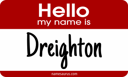 Hello my name is Dreighton png download