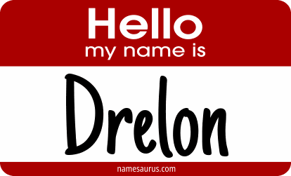 Hello my name is Drelon png download