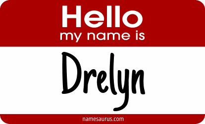 Hello my name is Drelyn png download