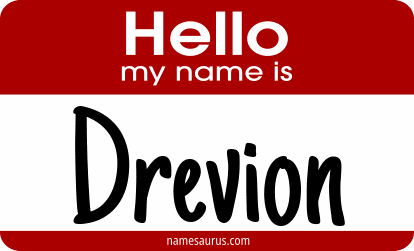Hello my name is Drevion png download