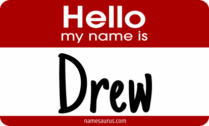 Hello my name is Drew png download