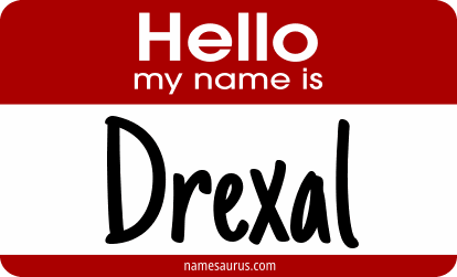 Hello my name is Drexal png download