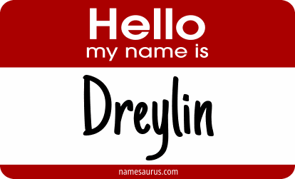 Hello my name is Dreylin png download