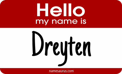 Hello my name is Dreyten png download