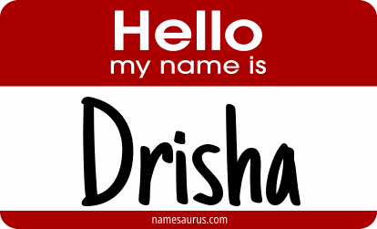 Hello my name is Drisha png download