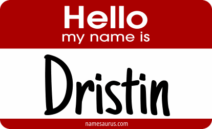 Hello my name is Dristin png download