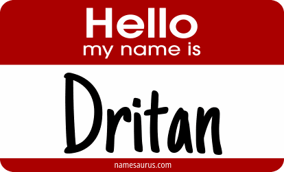 Hello my name is Dritan png download