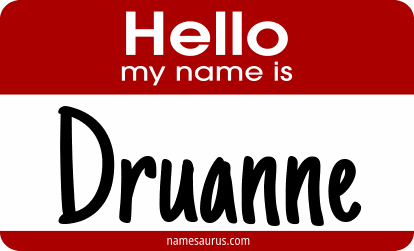 Hello my name is Druanne png download