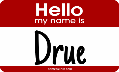 Hello my name is Drue png download