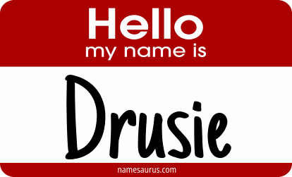 Hello my name is Drusie png download