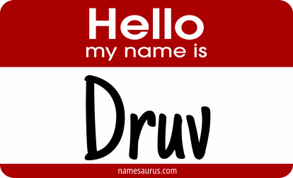 Hello my name is Druv png download