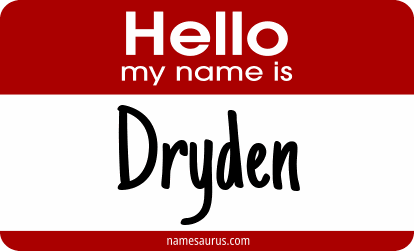Hello my name is Dryden png download