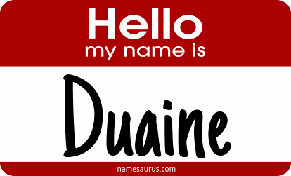 Hello my name is Duaine png download