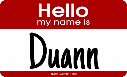 Hello my name is Duann png download