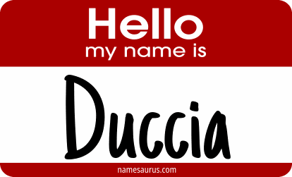Hello my name is Duccia png download