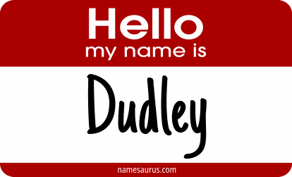 Hello my name is Dudley png download