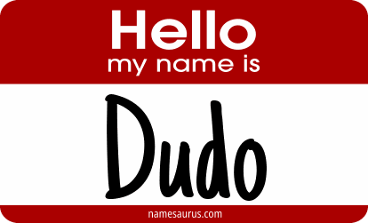 Hello my name is Dudo png download