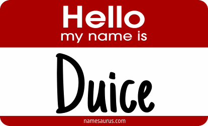 Hello my name is Duice png download