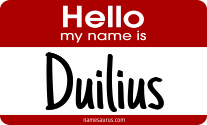 Hello my name is Duilius png download