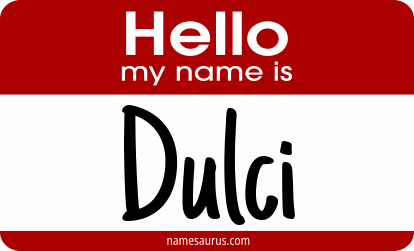 Hello my name is Dulci png download