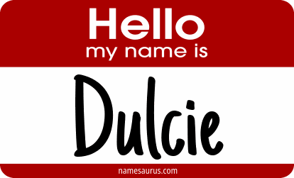 Hello my name is Dulcie png download