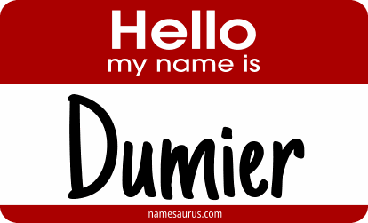 Hello my name is Dumier png download