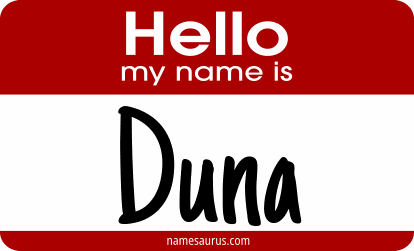 Hello my name is Duna png download