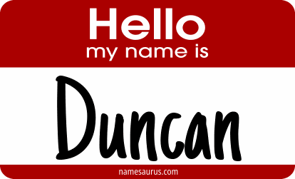 Hello my name is Duncan png download