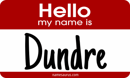 Hello my name is Dundre png download