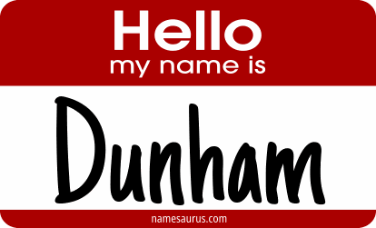 Hello my name is Dunham png download