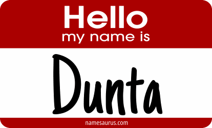 Hello my name is Dunta png download