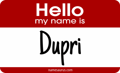 Hello my name is Dupri png download