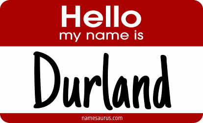 Hello my name is Durland png download